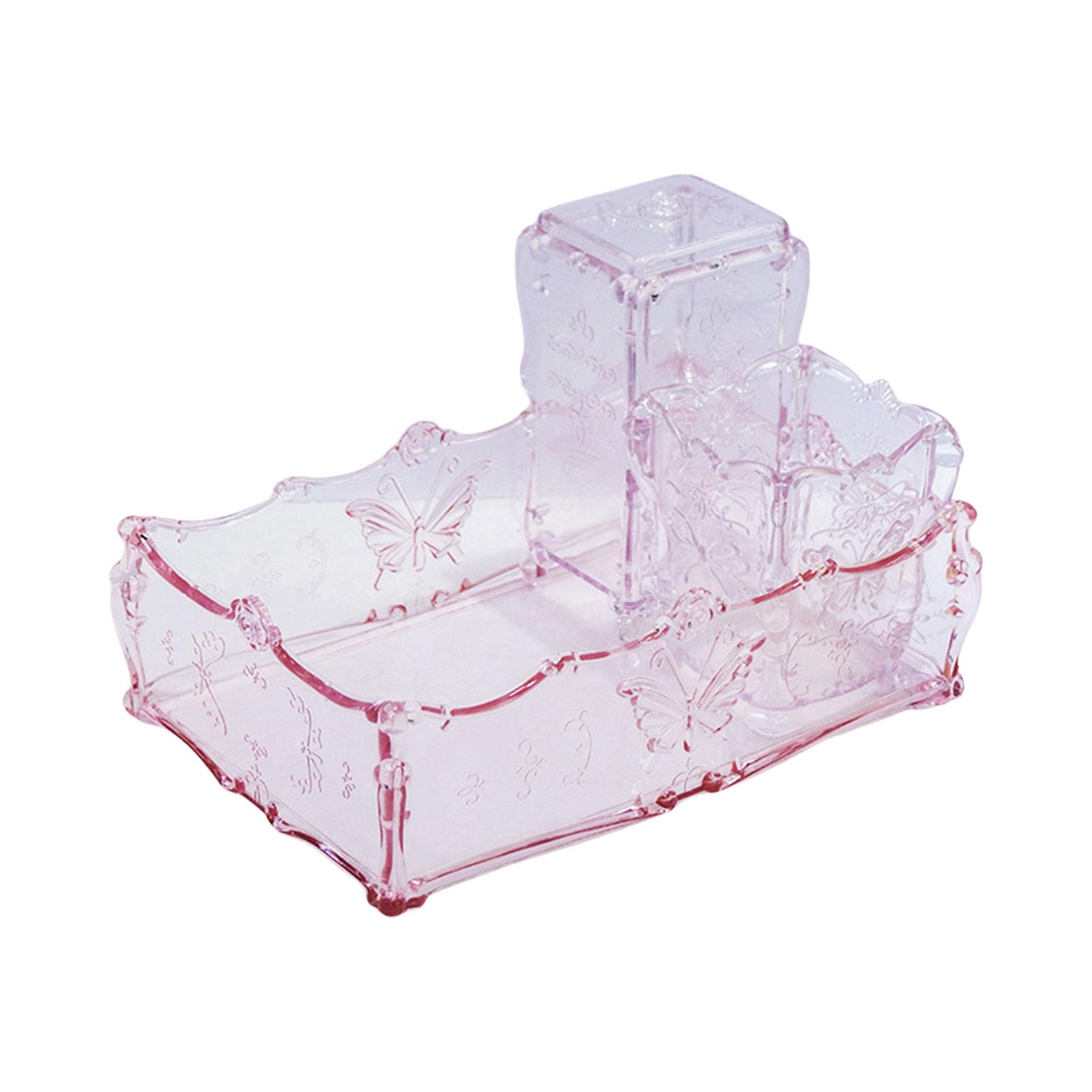 

Органайзер для кистей для макияжа, контейнер-диспенсер для косметических ватных дисков, коробка для хранения инструментов для ногтей для дома, салона