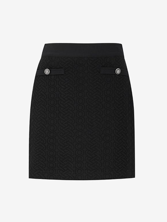 SOUP Elastic Banding Stitch Mini Skirt (Oz3Srr1)