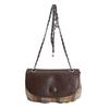 Stylish Saddle Bag, Retro Casual and Individual Single-shoulder Crossbody Bag, Commuting Small Square Bag