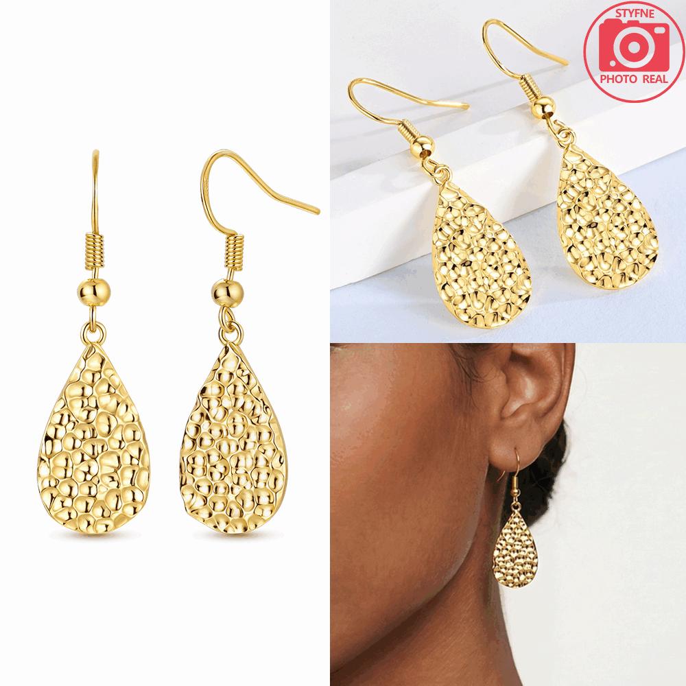 

Gold Chain Earrings 925 Silver Star Moon Earring Sun Women Earrings Valentine s Women Gift Fine Aceessory