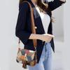 Fashion Tassel Decor Shoulder Bag Handbag and Purse Color Clash Women Crossbody Bag Patchwork Luxury Brand CLE