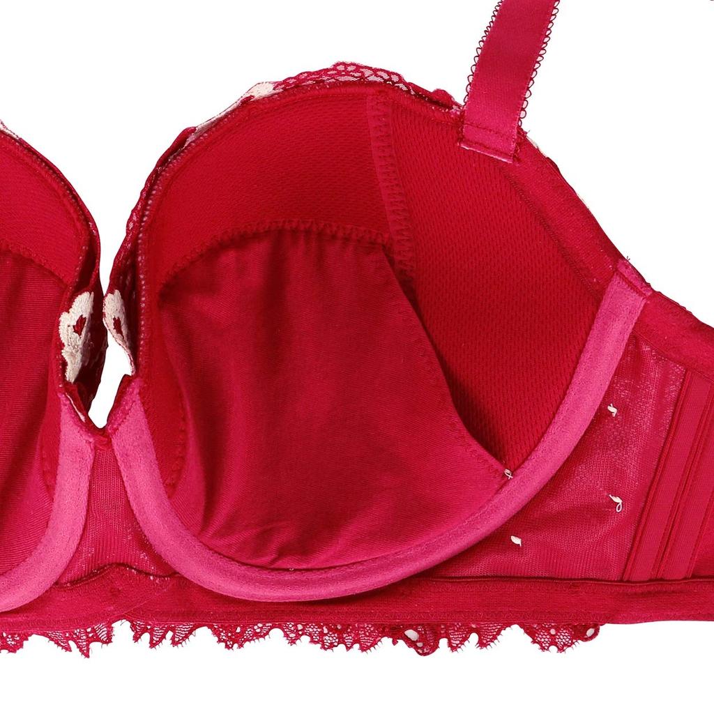 Triumph Premium Red Label 0072 Bra M006 Size F65 (Unpadded) (Red)