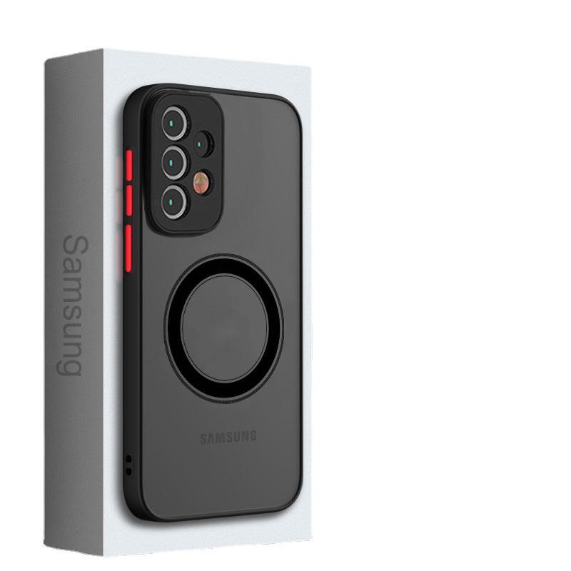 Samsung S25 Ultra Magnetic Frosted Phone Case - Drop-Proof, Skin Feel, Full Coverage for S24 Plus, S23U, S21, S20FE