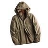 Jacket Fleece and Cotton Thermal Jacket Outdoor Casual Top Windproof and Waterproof