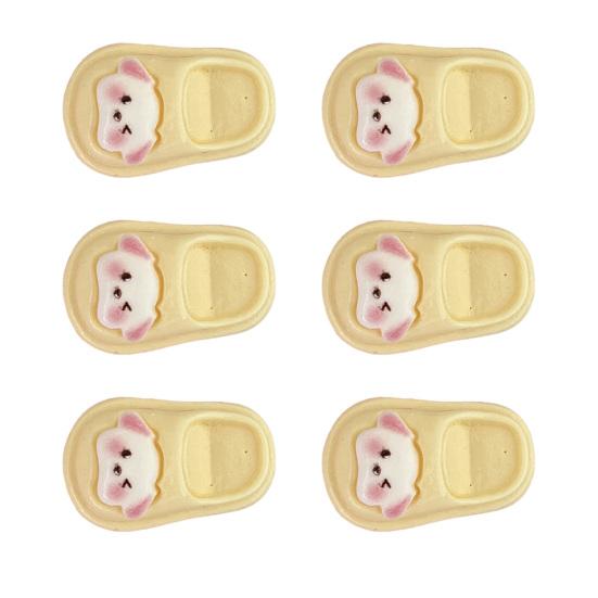 

6Pcs Girl Hairpin Cartoon Slippers Design Small Hair Clips Girls Students Secure Hold No Slip Hair