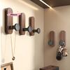 Nordischer Stil Holz Wandhaken Selbstklebend Montiert Zum Aufhängen Mantel Handtuch Kleidung Decke Hut Rucksack Bademantel Eingang Schlüsselhalter