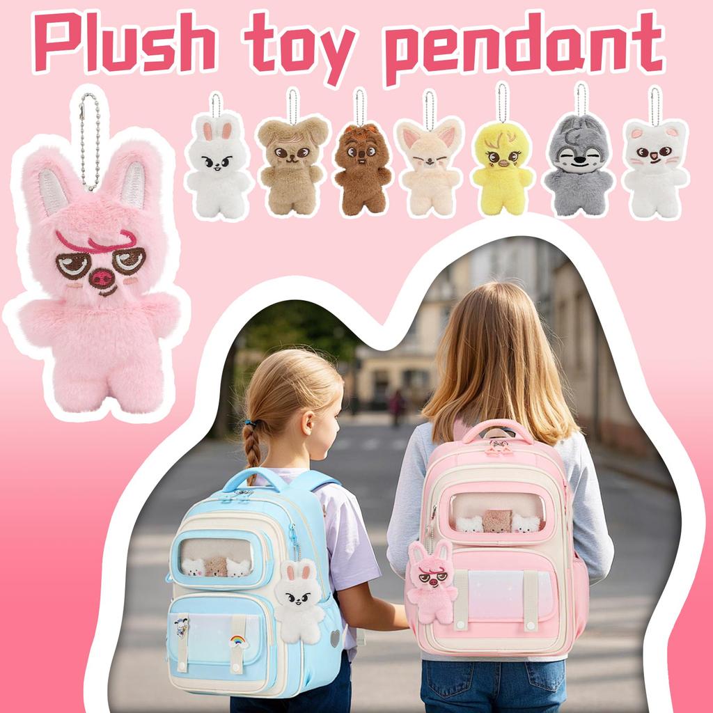 Cute Wandering Children Doll Standing Posture Doll Keychain Bag Pendant Toy