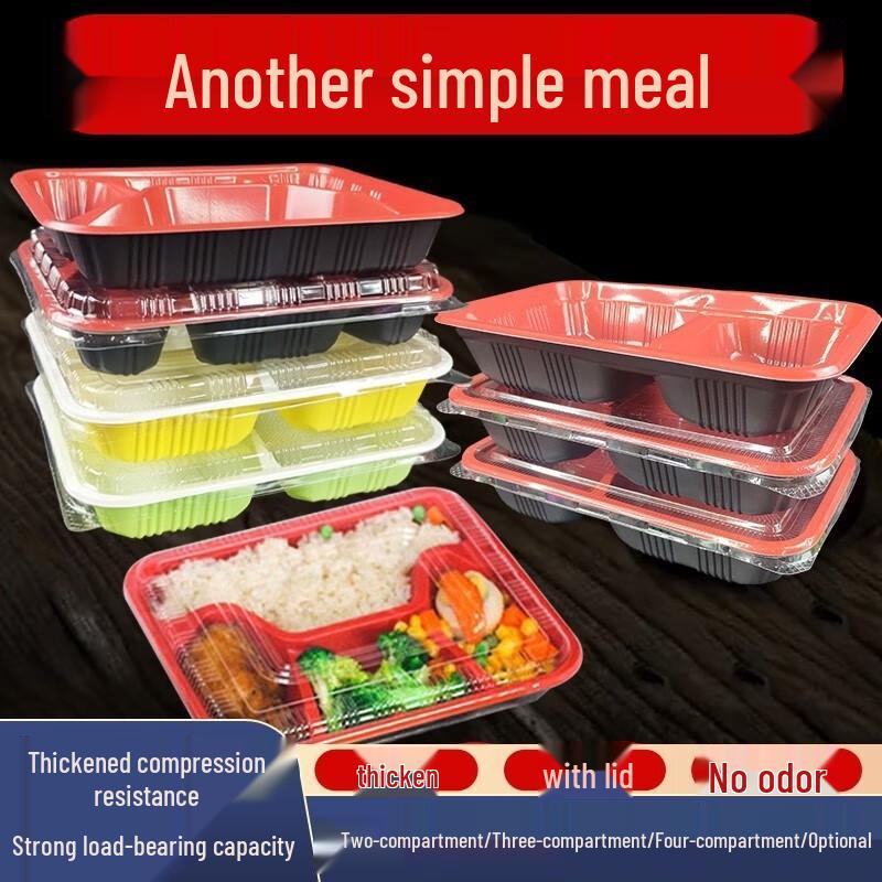 JingJingRS Disposable Bento Takeaway Containers