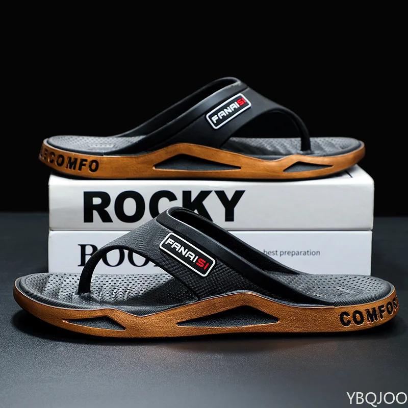 Fashion Men's Flip-flops Outdoor Sports Fashion Summer slippers Trend Comfort Beach Sandals Men Casual Shoes House Flip Flops Home Shoes