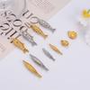 6Pcs Stainless Steel PVD Gold Plated Fish&Conch Charms for DIY Pendant Necklace Earrings Jewelry Findings Accessories