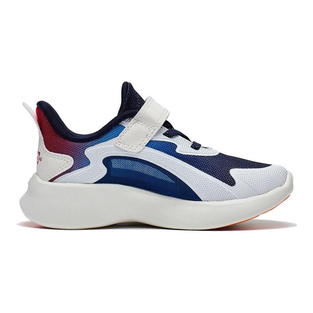 Li Ning Kids Durable Breathable Casual Shoes Kids Shoes White Blue Red YKNT058-9