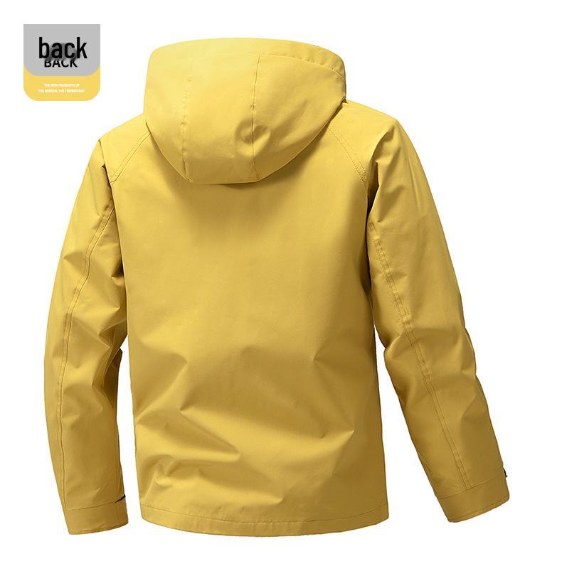 Men's 2025 Softshell Windbreaker: New Hot Style Spring Punk Workwear - Thin, Loose Fit Jacket