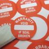 12mm Screw Hole Seal Warranty Void Sticker Brittle Paper Do Not Enter Warning Label Electronic Device Repair Guanantee