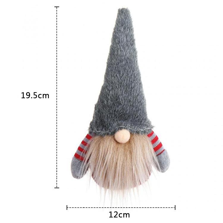 New Year 2025 Christmas Elf Doll Ornaments Xmas Tree Hanging Pendant Navidad 2025 Santa Kids Gift Christmas Home Decoration