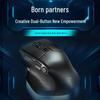 SANWA Ergonomic Dual-Mode Wireless Mouse