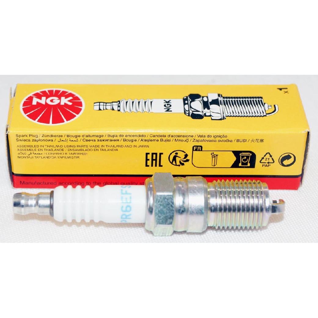 

NGK Spark Plug BPR6EFS 3623 (Pack of 8) Escort Fiesta Granada Orion Scorpio Boat Inboard Motor Mower Reach 18mm Gap 0.8mm Resistor Value 5K Ohm Cast