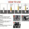 25PCS Screw Extractor Set, Hex Head Multi-Spline Easy Out Bolt Extractor Tool,for Removing Broken Studs Bolts Socket Screws