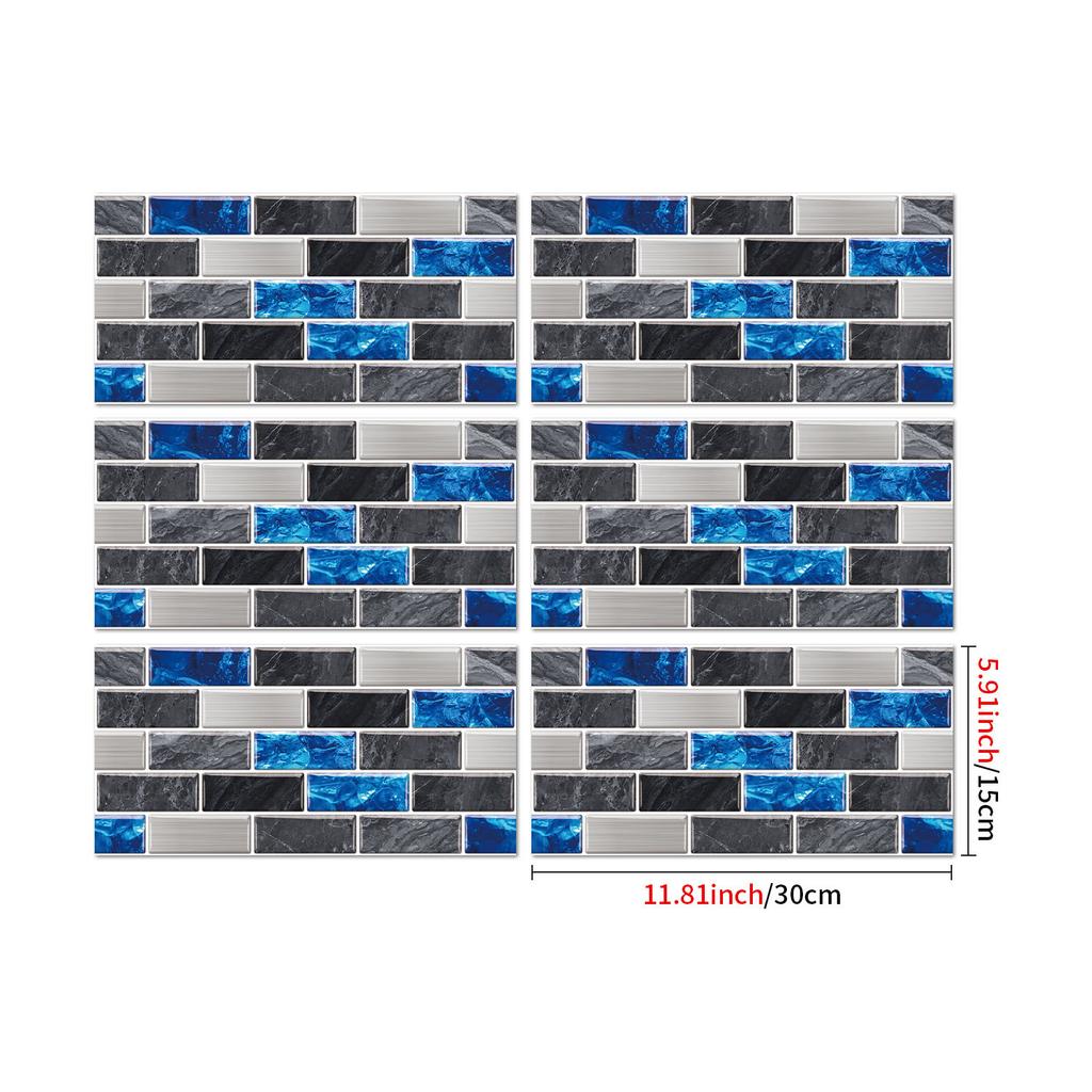 25Stlye Marble Simulated Brick Pattern Wall Sticker Self-adhesive Waterproof Room Decoration Sticker Wall Decoration