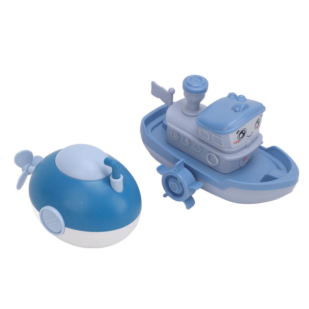 2PCS Kids Bath Toys Interactive Educational Rotating Swinging Spraying Bathing Toy Set for Infants