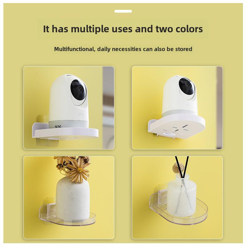 Punch-Free Wall-Mounted Camera Bracket and Storage Tray