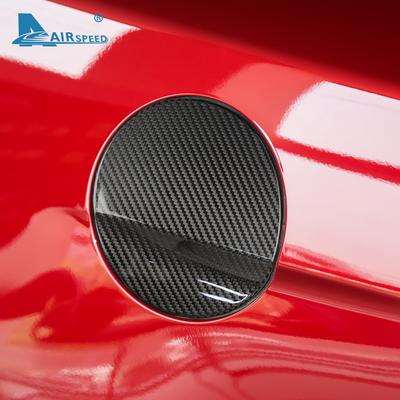 Real Hard Carbon Fiber for Ford Mustang 2015 2016 2017 2018 2019 2020 2025 2025 Accessories Sticker Car Tank Cap Fuel Tank Cover