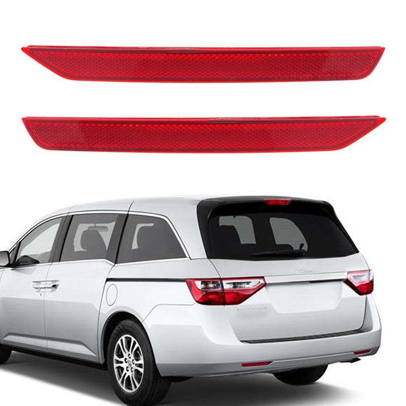 Красная крышка отражателя заднего бампера с левой и правой стороны для Honda Odyssey — фото 9