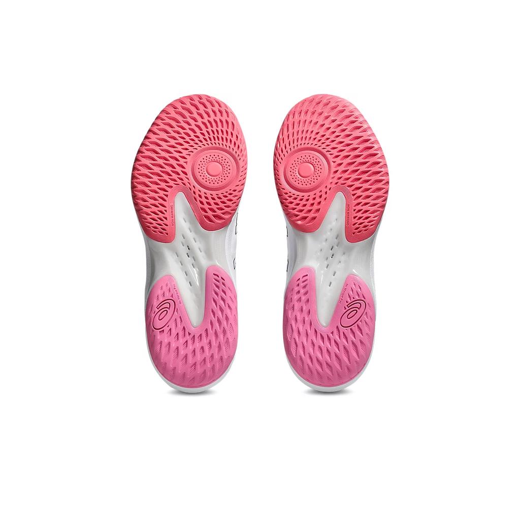 Asics Gelhoop V17 Pohodlné nošení Tlumení nárazů Protiskluzové Odolné Prodyšné Středně vysoké basketbalové boty Unisex tenisky Bílá Červená 1063A096-105