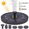 Led Solar Fountain Pump 3.5W 5V Portable Floating Solar Powered Fountain Pump
