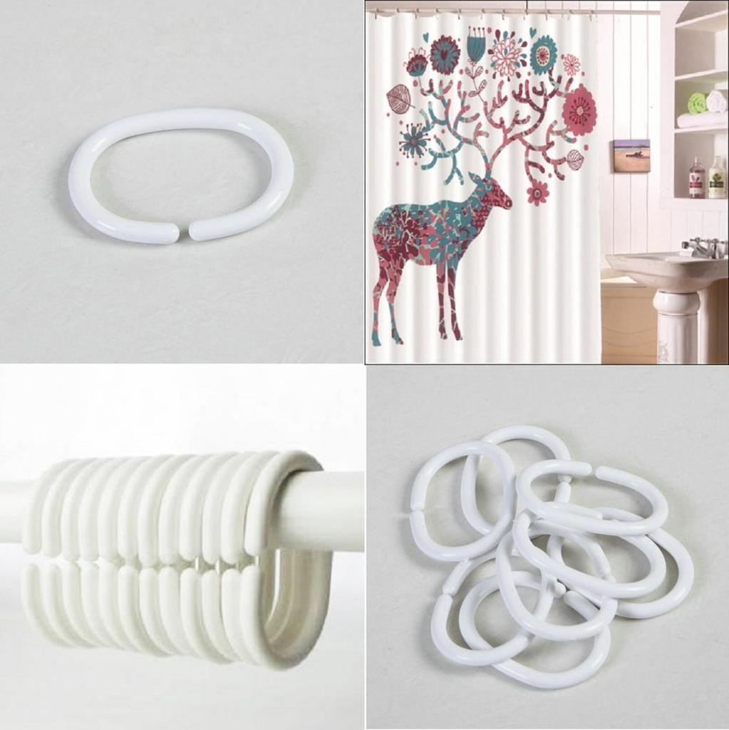 Santa Hat Pug Cat Bath Curtain Christmas Theme Pet Owners Home Decor Waterproof Polyester Design