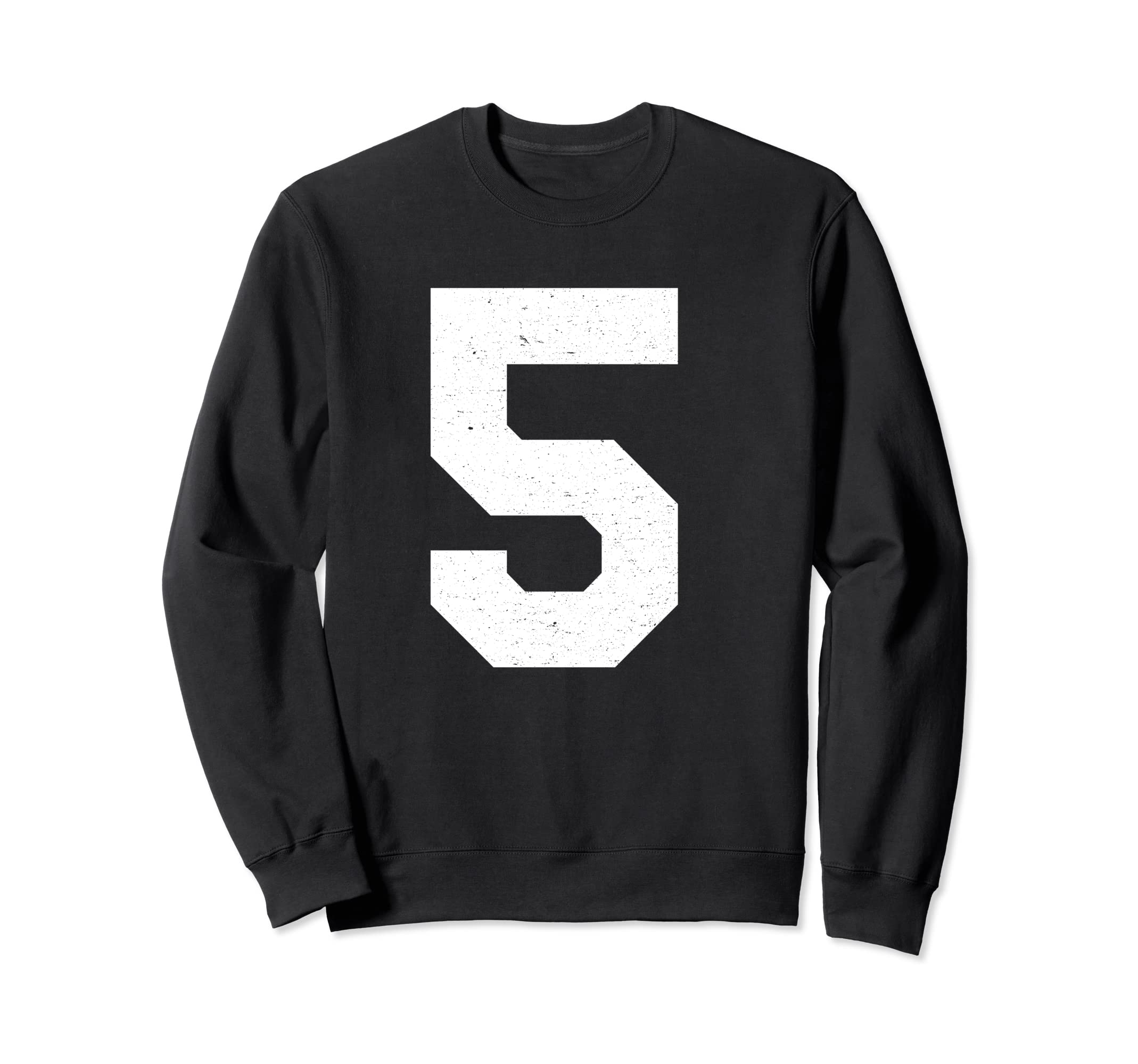 

Jersey Uniform Number 5 Block Lettering Sweatshirt чорний
