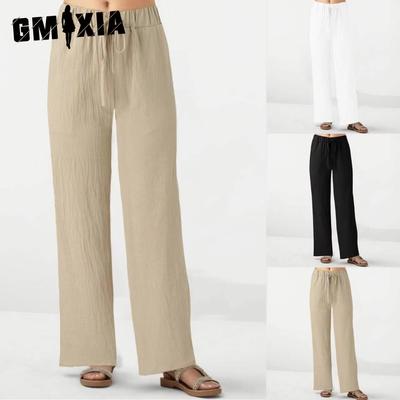 Women's Fashion Casual Solid Color Print Pants & Capris