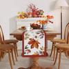 Bonhause Fall Maple Leaves Table Runner 13x72 Inch Autumn Leaf Thanksgiving Kitchen Dining Table Decoration for Indoor Outdoor Home Party Decor