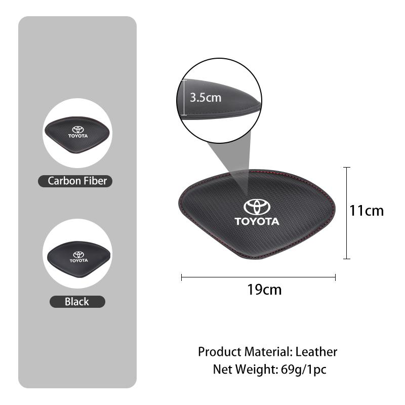 AMU1 Car Knee Pad Cushion Leg Support Protector Central Key Accessory For Toyota Corolla Yaris Camry Prius RAV4 CHR Hilux Aygo Crown