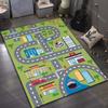 Cartoon City Traffic Print Carpet for Bedroom Living Room Bedside Sofa Floor Mat Modern Home Decor Area Rug Luxury Gift
