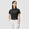 New FILA AthleticsGolf Collection Polo Shirt Women's Pitch Black A11W525102FBK