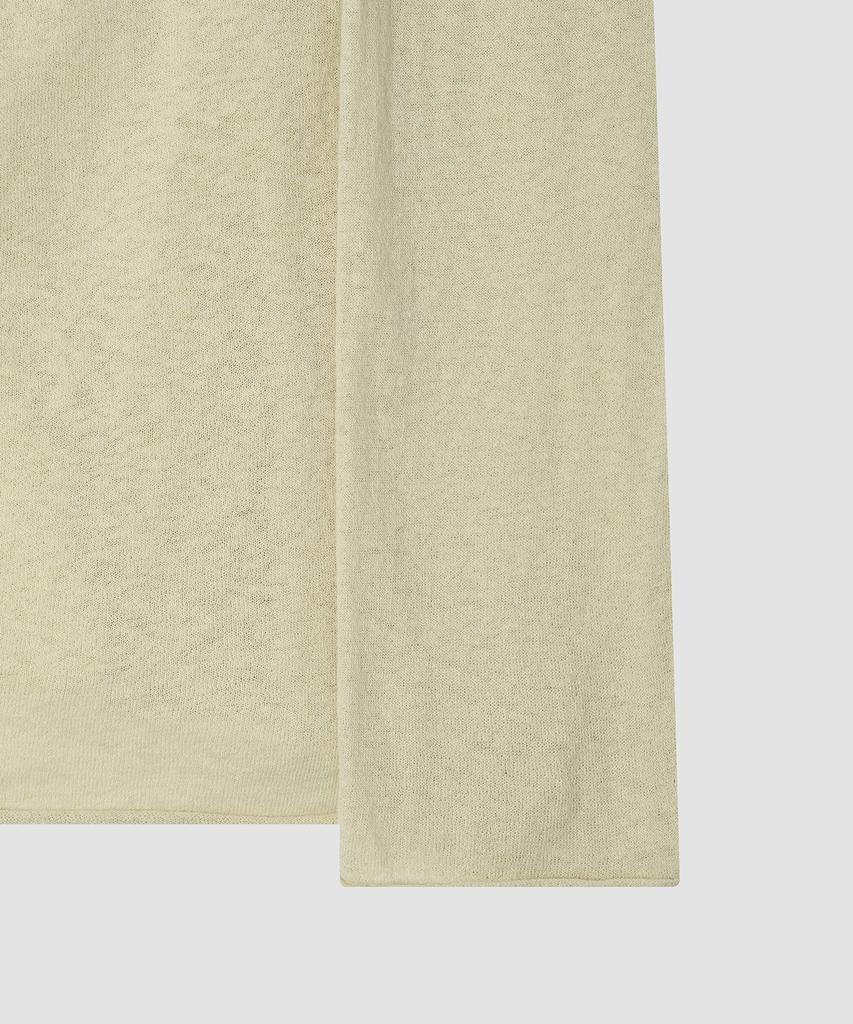 Deolil Low Drape Summer Knit_Beige