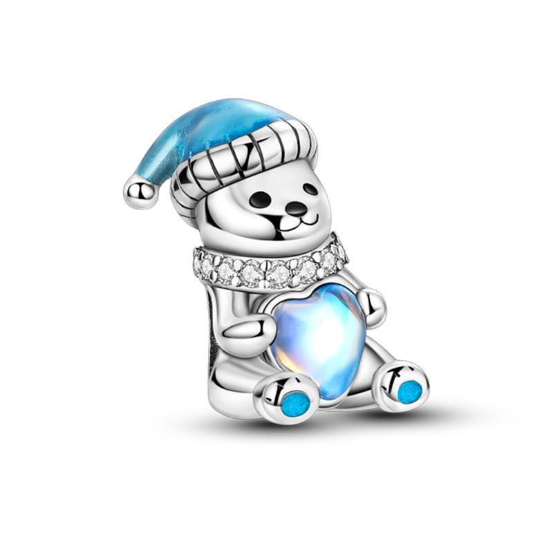 Jungfräuliches Kupfermetall Koala Elefant Kaninchen Haustier 3mm Charm Perlenkomponenten Perlenkomponenten Anhängerperlenkomponenten Ideal Entworfen für Geburtstage Hoch