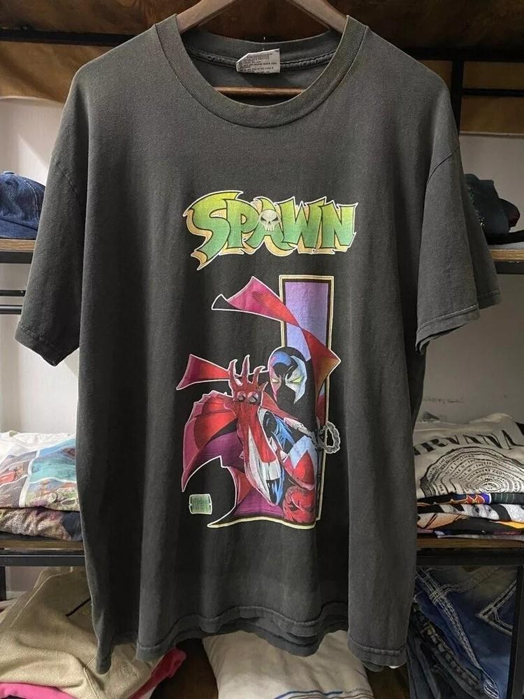 Spawn Comic Graphic Short Sleeve Black Unisex Tshirt Men Women S5XL Unisex T-Shirt XXXXL