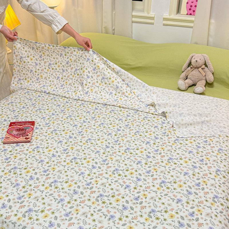 

Чистый хлопок, двухслойная марля, цветочный спальный мешок и дорожная простыня/пододеяльник в комплекте 80x210 cm