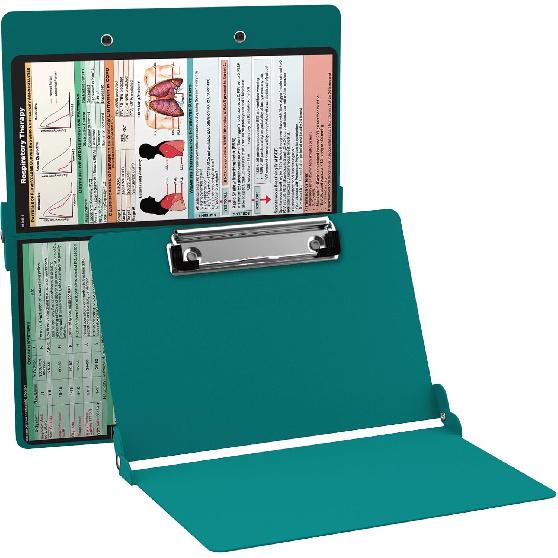 Whitecoat Clipboard® - Respiratory Edition (Mint, Bifold)