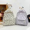 Nylon Schoolbag Cute School Bags for Girls Teen Bow Backpack Causal Travel Bag