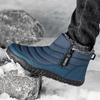 Winter Men's Waterproof Snow Boots High-top  Warm Plush Shoes Outdoor Cotton Shoes