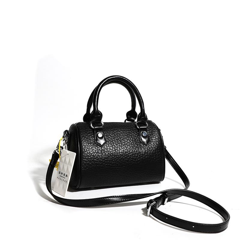 Luxuriöse Damen Messenger Tote aus echtem Leder von hoher Qualität, einfarbig, aus weichem Rindsleder, feminine Leder-Schulter-Umhängetasche