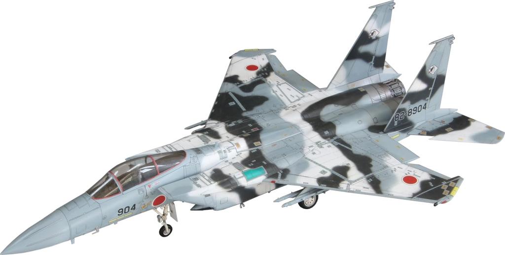 Fine Molds 1/72 Special Marking Series Air Self-Defense Force F-15J Aggressor No. 904 Black/White Plastic Model FK02 (Airplane)