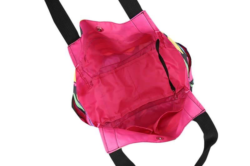 [Hannah Hula] Sports Round Tote Bag/Colorful Apple