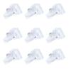 50PCS Clear Shelf Support Pegs Shelf Holder Pins Bracket Cabinet Clips Holder Furniture Hardware