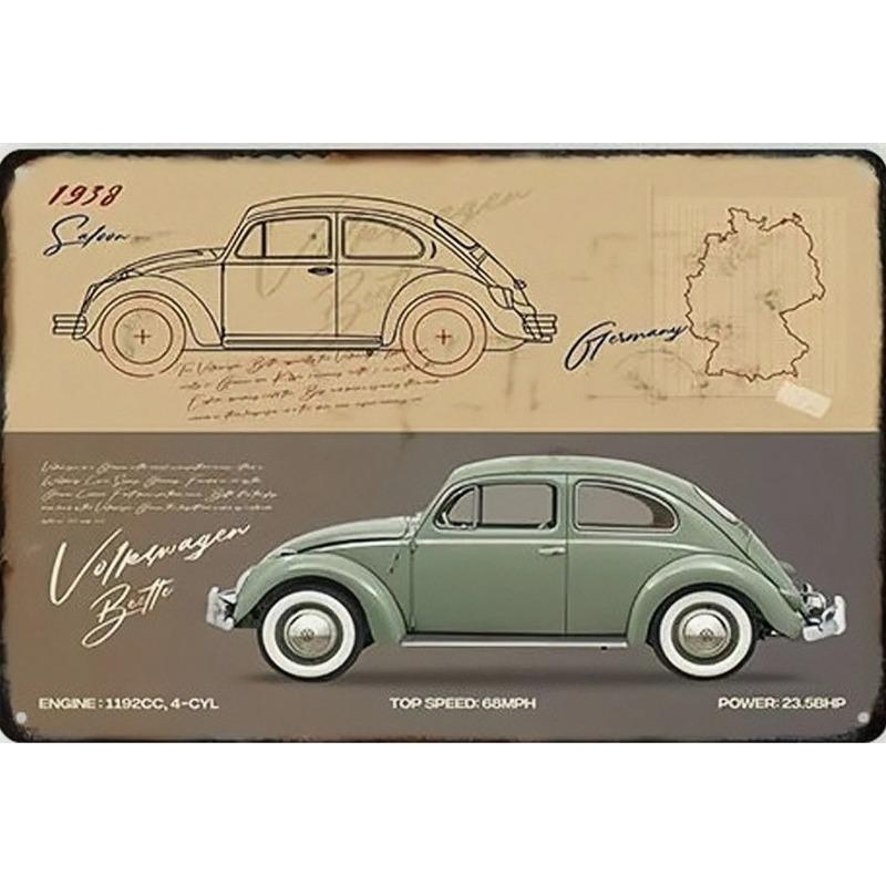 Garage Bar Metal Sign Vintage Wall Decor 20x30cm