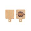 2 Piece Stainless Steel Fridge Magnet Square Refrigerator Magnets Opener Wooden Bottle Opener  Gift