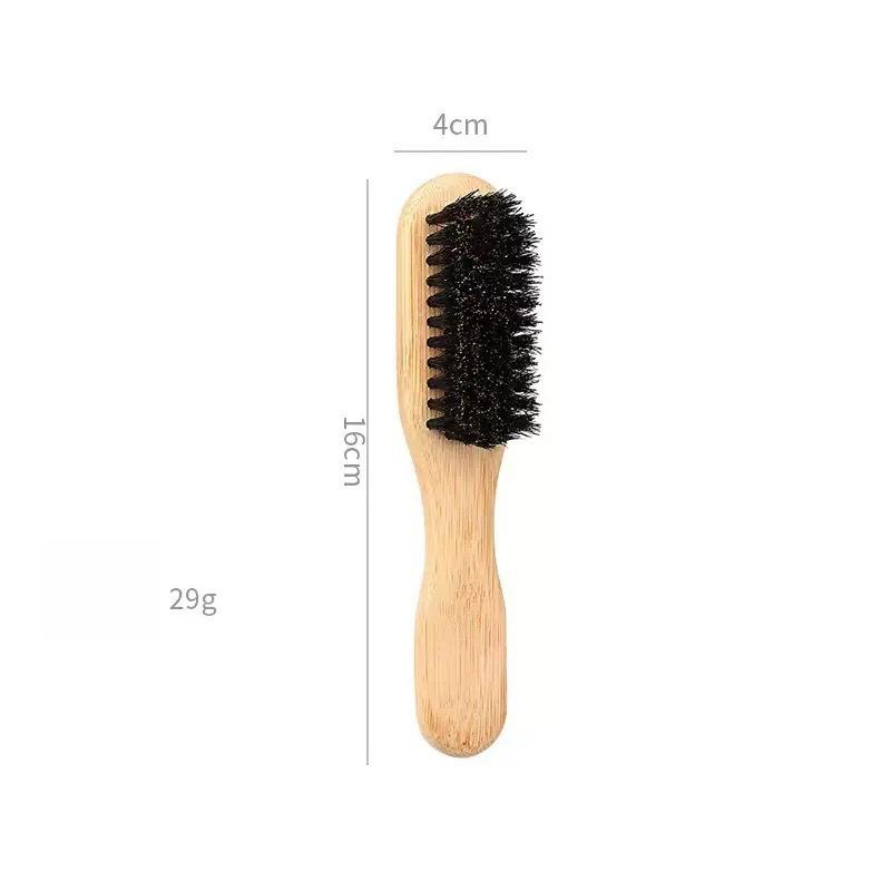 

Soft Bamboo Handle Hair Comb - Durable and gentle for wet hair, suitable for all hair types. Styling comb, trimming tool світло-жовтого кольору