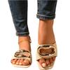 Summer Women's Casual And Comfortable One Foot Flat Sandals